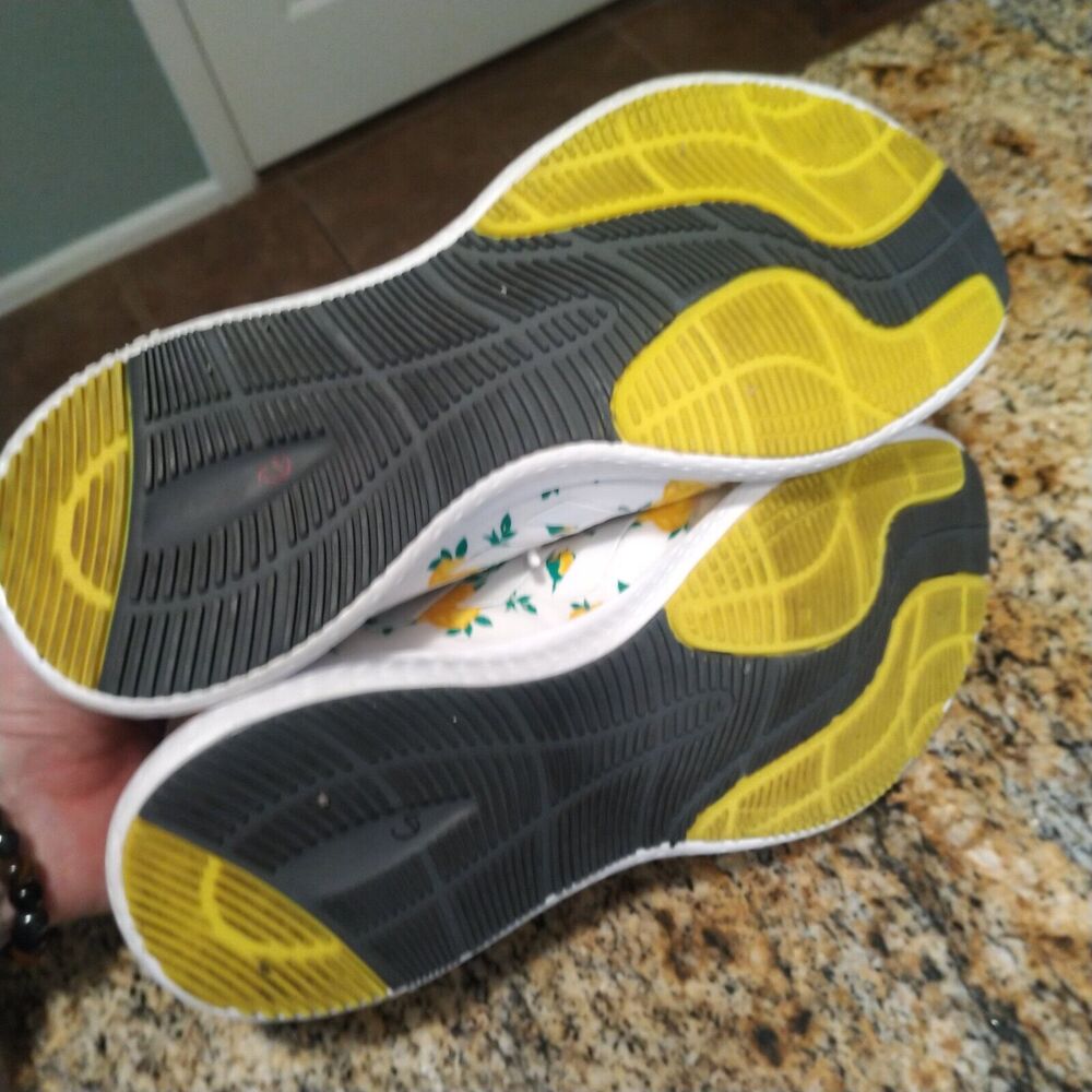 Rare Adidas Edge Lux 4 Floral White/Gold/Yellow Running Shoes FW9267 Womens US 6 - Picture 11 of 13